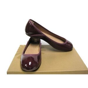 Women's Burgundy Ballet Flats